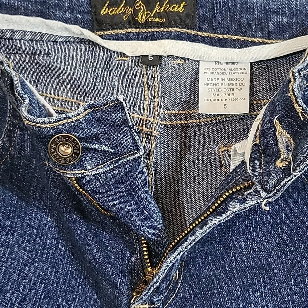 EUC Baby Phat Boot Cut Blue Jeans Size 5 - Picture 5 of 9